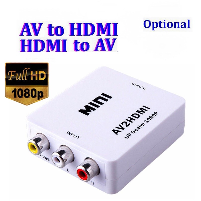 RCA to HDMI AV to HDMI 1080P AV2HDMI Mini HDMI..